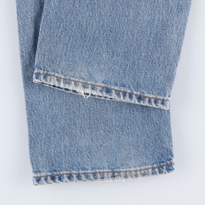 2000'S Levi's 00505-4891 Regular Fit Tapered Denim Pants, Made in USA, Men's Size W33 (approx.) cotton blue type Vintage Second Hand