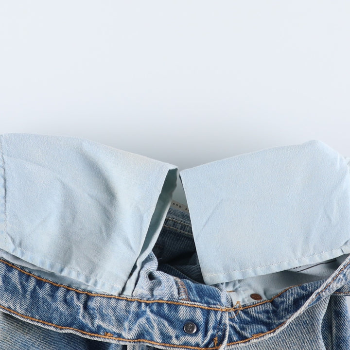 1990'S Levi's 505-4891 Regular Fit Straight Leg Tapered Denim Pants, Made in USA, Men's Size W33 (approx.), Vintage cotton blue type Vintage Second Hand