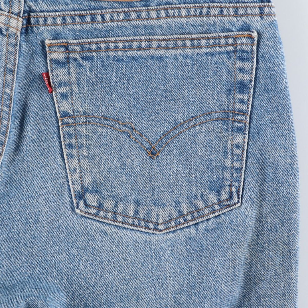 1990'S Levi's 505-4891 Regular Fit Straight Leg Tapered Denim Pants, Made in USA, Men's Size W33 (approx.), Vintage cotton blue type Vintage Second Hand