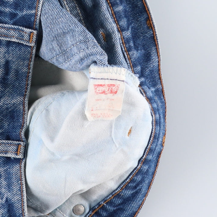 90'S Levi's 20505-0217 Orange Tab Tapered Denim Pants Made in USA Men's W32 Vintage cotton black type Vintage Second Hand