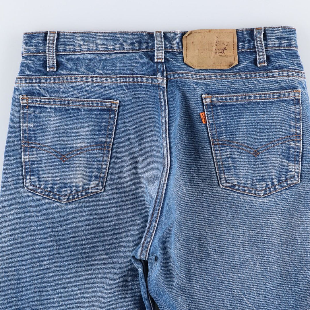 90'S Levi's 20505-0217 Orange Tab Tapered Denim Pants Made in USA Men's W32 Vintage cotton black type Vintage Second Hand