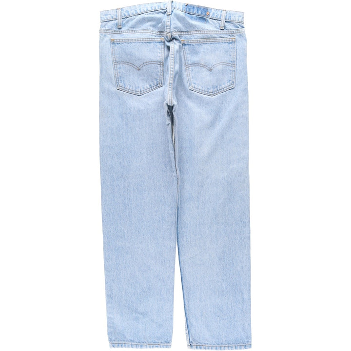 1990'S Levi's 40505-0214 Orange Tab Tapered Denim Pants, Made in USA, Men's W35 (approx.), Vintage cotton blue type Vintage Second Hand