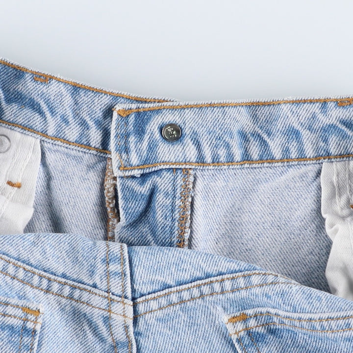1990'S Levi's 40505-0214 Orange Tab Tapered Denim Pants, Made in USA, Men's W35 (approx.), Vintage cotton blue type Vintage Second Hand