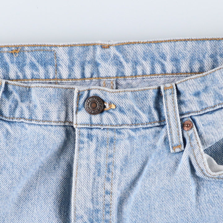 1990'S Levi's 40505-0214 Orange Tab Tapered Denim Pants, Made in USA, Men's W35 (approx.), Vintage cotton blue type Vintage Second Hand
