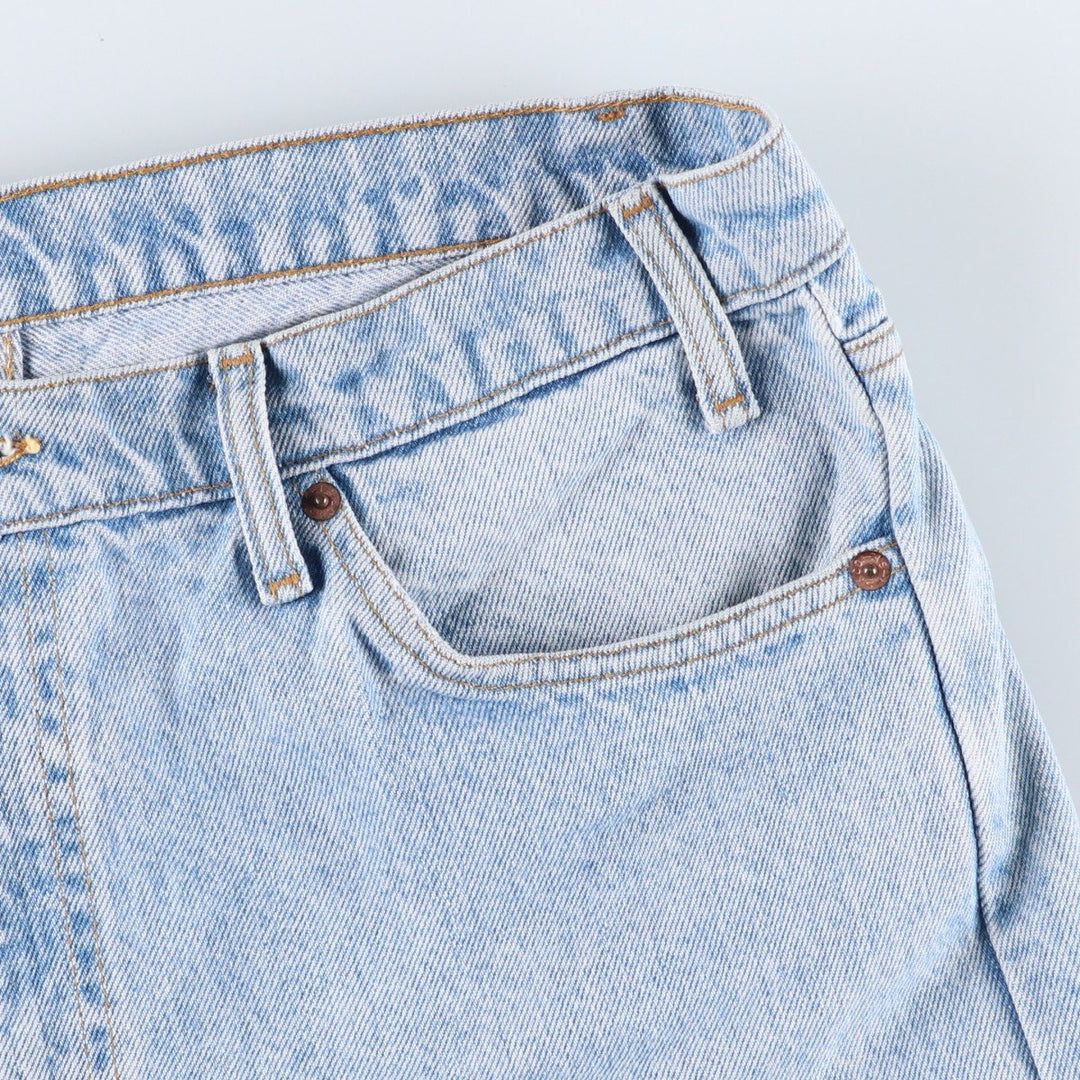 1990'S Levi's 40505-0214 Orange Tab Tapered Denim Pants, Made in USA, Men's W35 (approx.), Vintage cotton blue type Vintage Second Hand