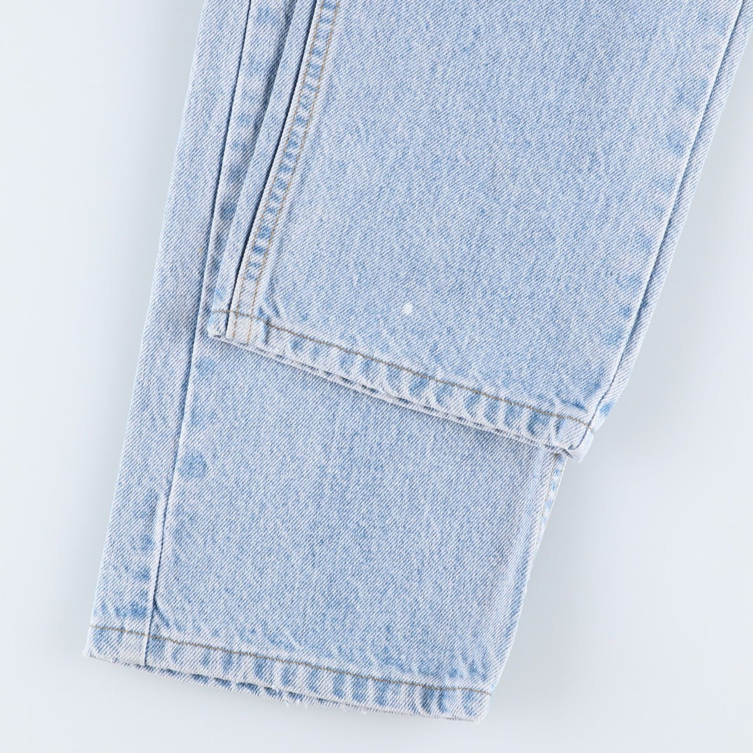 1990'S Levi's 40505-0214 Orange Tab Tapered Denim Pants, Made in USA, Men's W35 (approx.), Vintage cotton blue type Vintage Second Hand