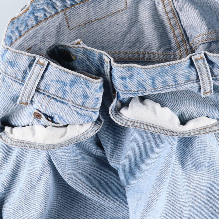 1990'S Levi's 40505-0214 Orange Tab Tapered Denim Pants, Made in USA, Men's W35 (approx.), Vintage cotton blue type Vintage Second Hand