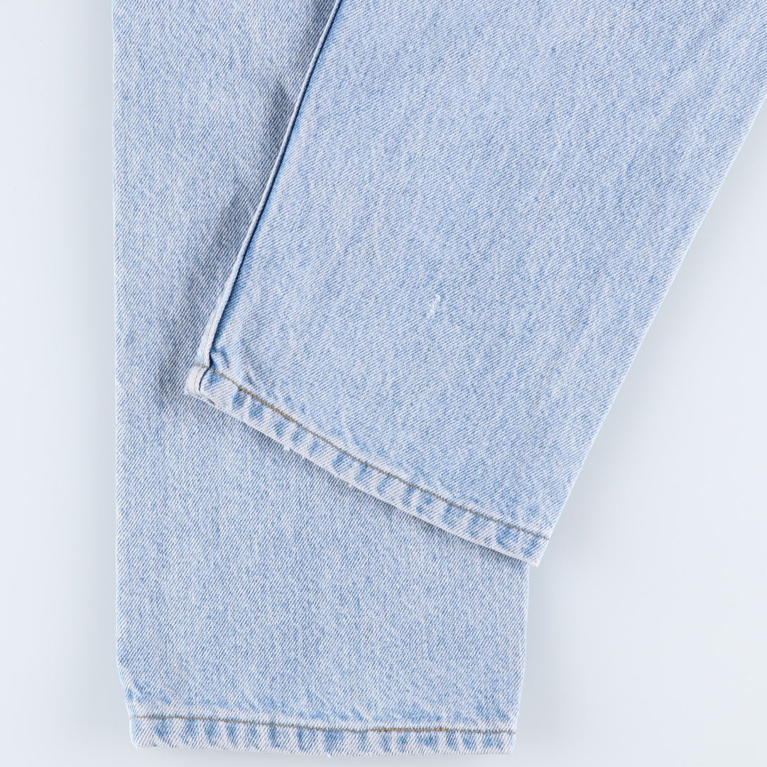 1990'S Levi's 40505-0214 Orange Tab Tapered Denim Pants, Made in USA, Men's W35 (approx.), Vintage cotton blue type Vintage Second Hand