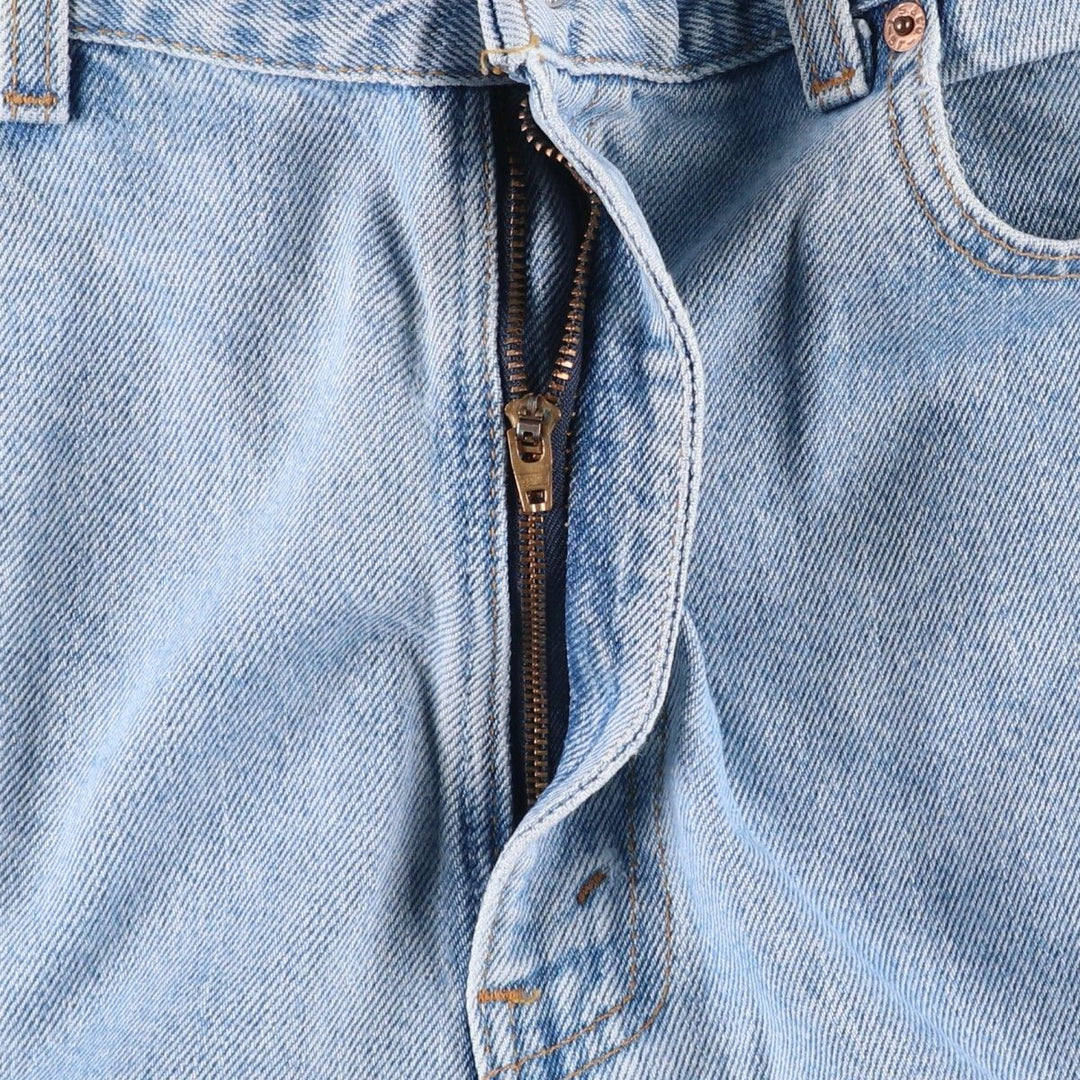 Levi's 00505-4834 Regular Fit Straight Leg Tapered Denim Pants, Made in USA, Men's Size W36 (approx.), Vintage. cotton blue type Vintage Second Hand