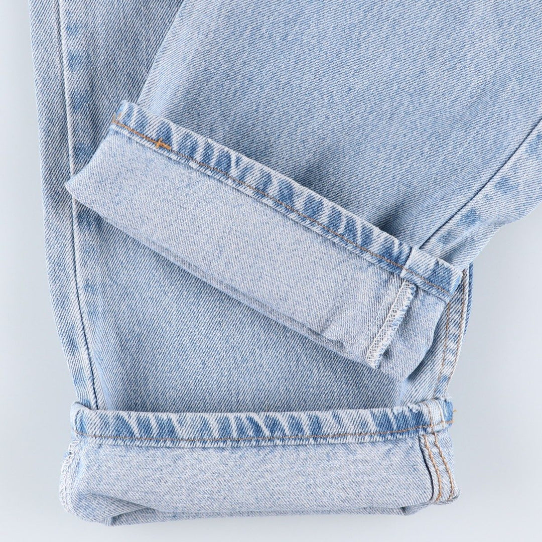 Levi's 00505-4834 Regular Fit Straight Leg Tapered Denim Pants, Made in USA, Men's Size W36 (approx.), Vintage. cotton blue type Vintage Second Hand