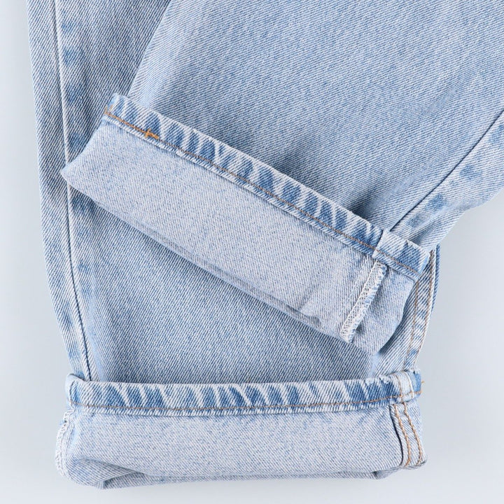 Levi's 00505-4834 Regular Fit Straight Leg Tapered Denim Pants, Made in USA, Men's Size W36 (approx.), Vintage. cotton blue type Vintage Second Hand