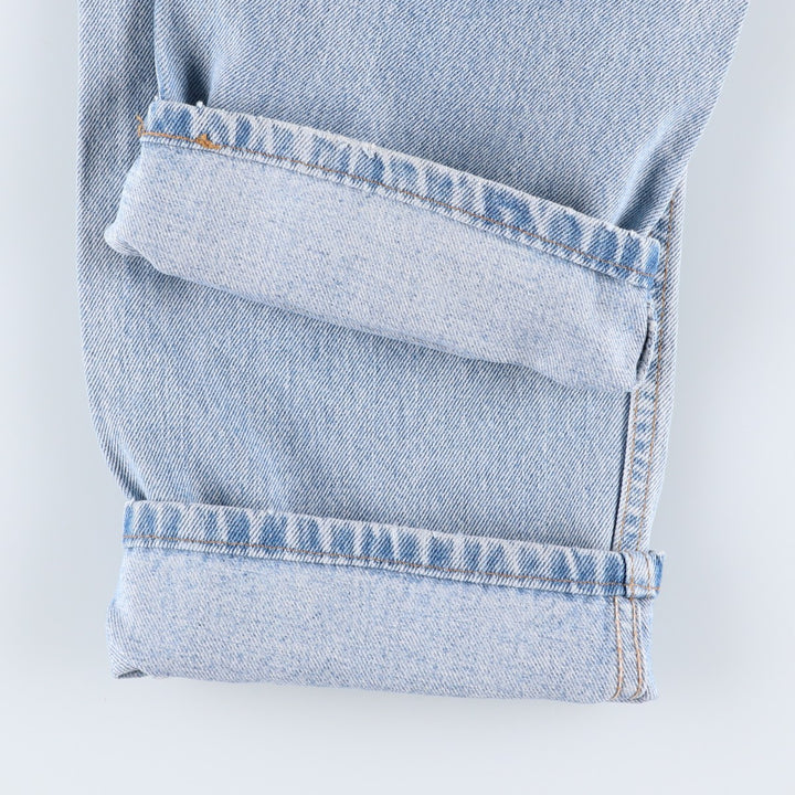 Levi's 00505-4834 Regular Fit Straight Leg Tapered Denim Pants, Made in USA, Men's Size W36 (approx.), Vintage. cotton blue type Vintage Second Hand