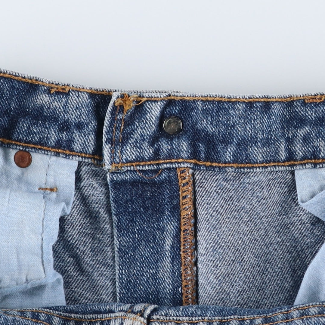 90'S Levi's 505-4891 Tapered Denim Pants Made in USA Men's W34 Vintage cotton blue type Vintage Second Hand