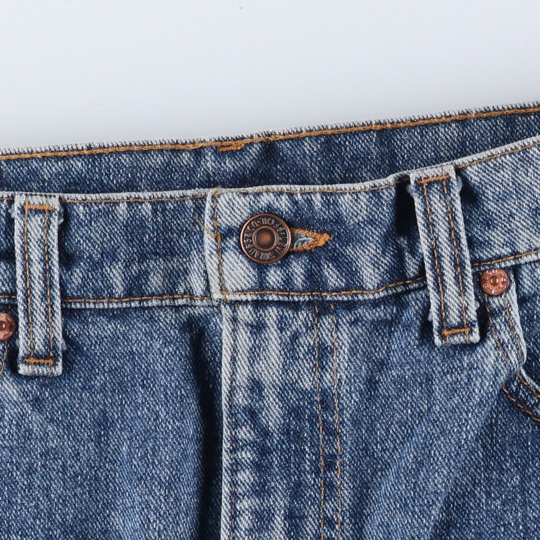 90'S Levi's 505-4891 Tapered Denim Pants Made in USA Men's W34 Vintage cotton blue type Vintage Second Hand