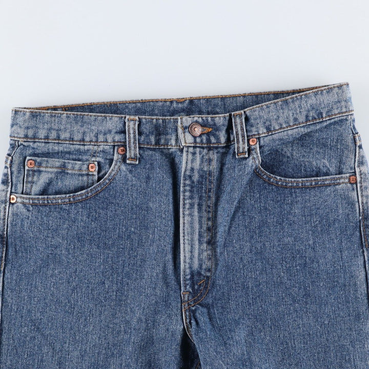 90'S Levi's 505-4891 Tapered Denim Pants Made in USA Men's W34 Vintage cotton blue type Vintage Second Hand