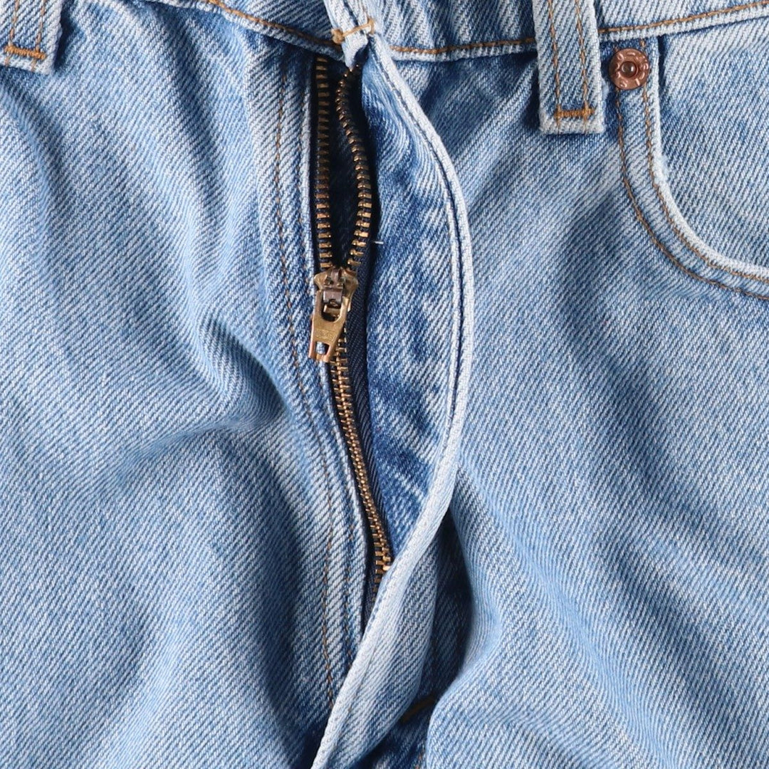 Levi's 00505-4834 Regular Fit Straight Leg Tapered Denim Pants, Made in USA, Men's Size W34 (approx.), Vintage. cotton blue type Vintage Second Hand
