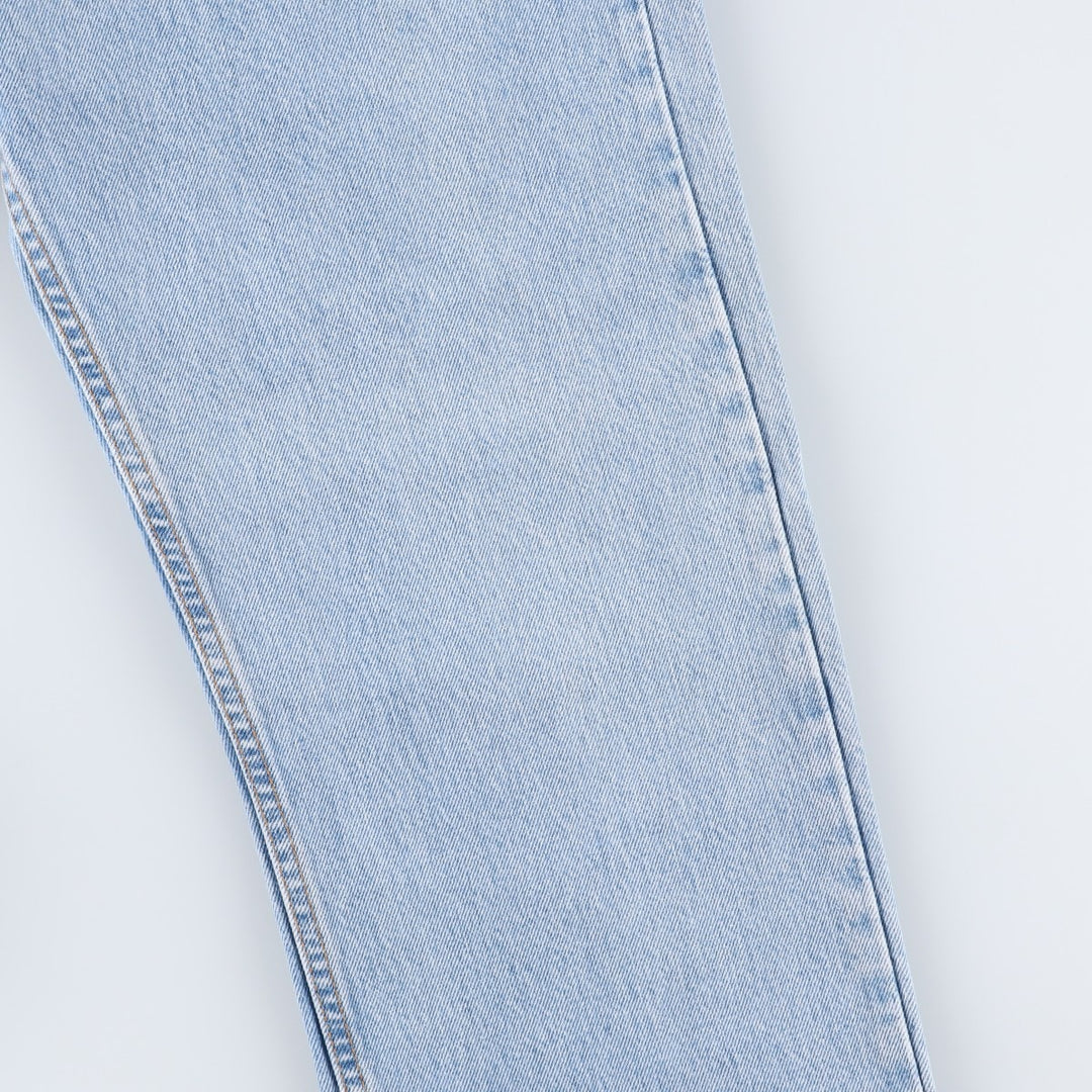 Levi's 00505-4834 Regular Fit Straight Leg Tapered Denim Pants, Made in USA, Men's Size W34 (approx.), Vintage. cotton blue type Vintage Second Hand