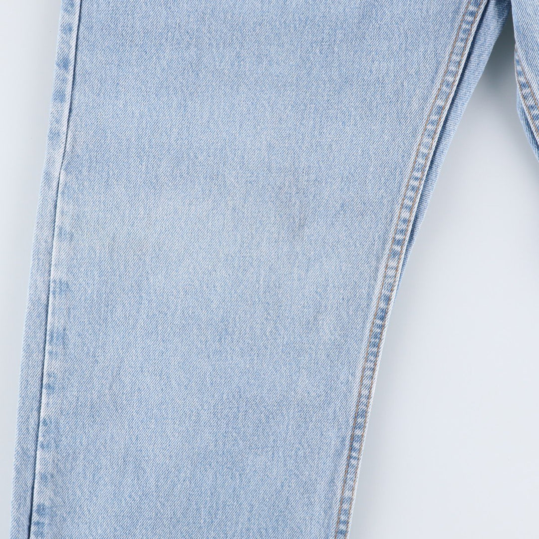 Levi's 00505-4834 Regular Fit Straight Leg Tapered Denim Pants, Made in USA, Men's Size W34 (approx.), Vintage. cotton blue type Vintage Second Hand