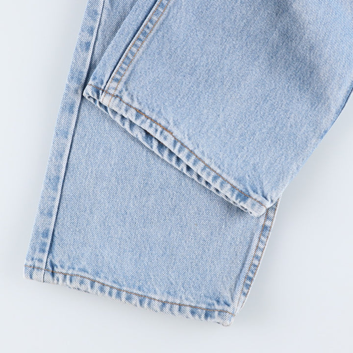 Levi's 00505-4834 Regular Fit Straight Leg Tapered Denim Pants, Made in USA, Men's Size W34 (approx.), Vintage. cotton blue type Vintage Second Hand