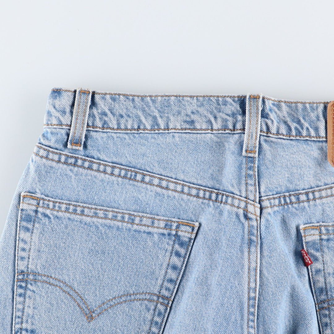 Levi's 00505-4834 Regular Fit Straight Leg Tapered Denim Pants, Made in USA, Men's Size W34 (approx.), Vintage. cotton blue type Vintage Second Hand