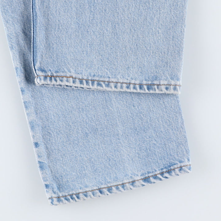 Levi's 00505-4834 Regular Fit Straight Leg Tapered Denim Pants, Made in USA, Men's Size W34 (approx.), Vintage. cotton blue type Vintage Second Hand