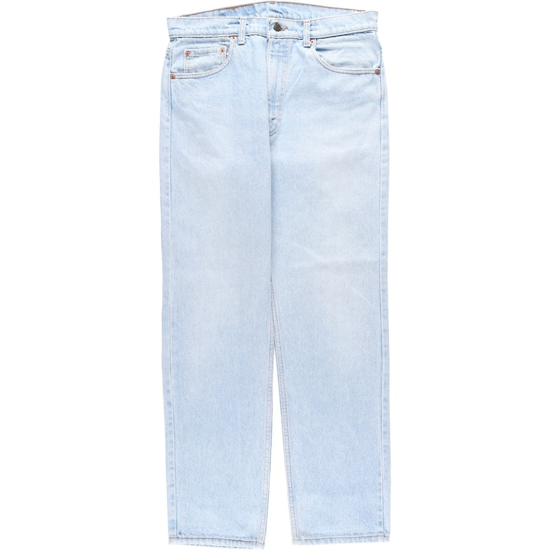 90s-00'S Vintage Levi's 505 Tapered Denim Pants, Made in USA, Men's Size 33 cotton blue type Vintage Second Hand