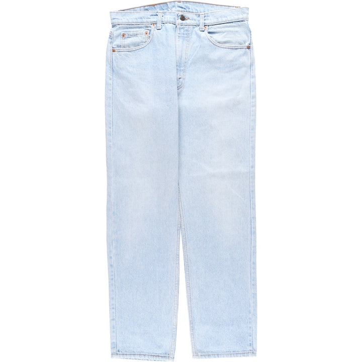 90s-00'S Vintage Levi's 505 Tapered Denim Pants, Made in USA, Men's Size 33 cotton blue type Vintage Second Hand