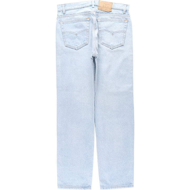 90s-00'S Vintage Levi's 505 Tapered Denim Pants, Made in USA, Men's Size 33 cotton blue type Vintage Second Hand