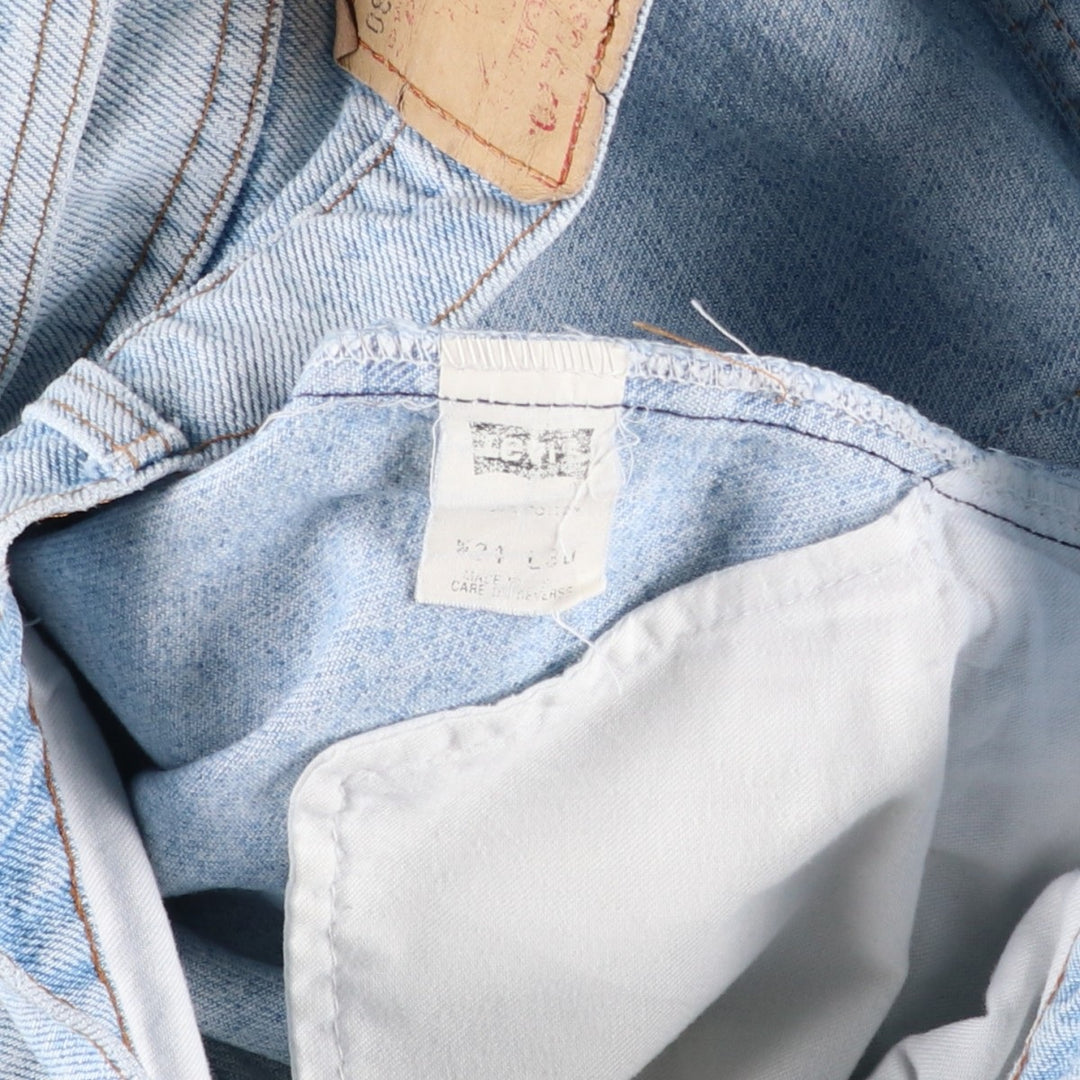 90s-00'S Vintage Levi's 505 Tapered Denim Pants, Made in USA, Men's Size 33 cotton blue type Vintage Second Hand
