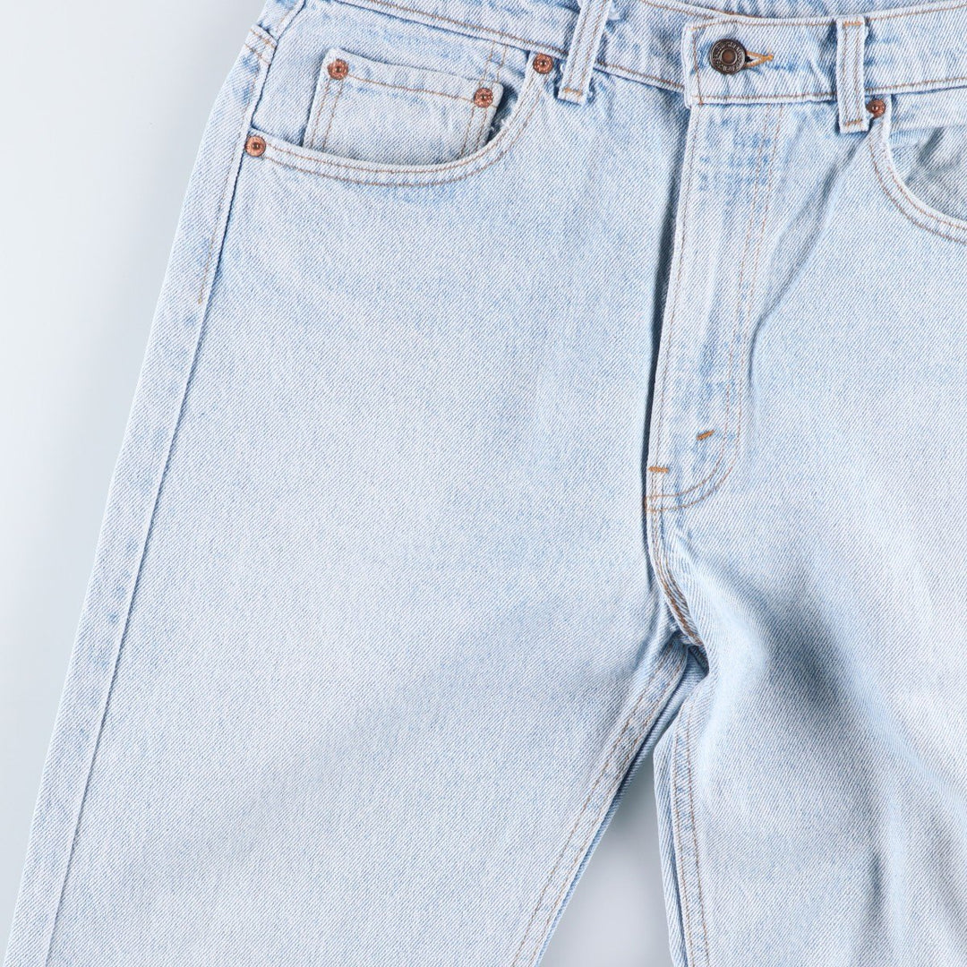 90s-00'S Vintage Levi's 505 Tapered Denim Pants, Made in USA, Men's Size 33 cotton blue type Vintage Second Hand