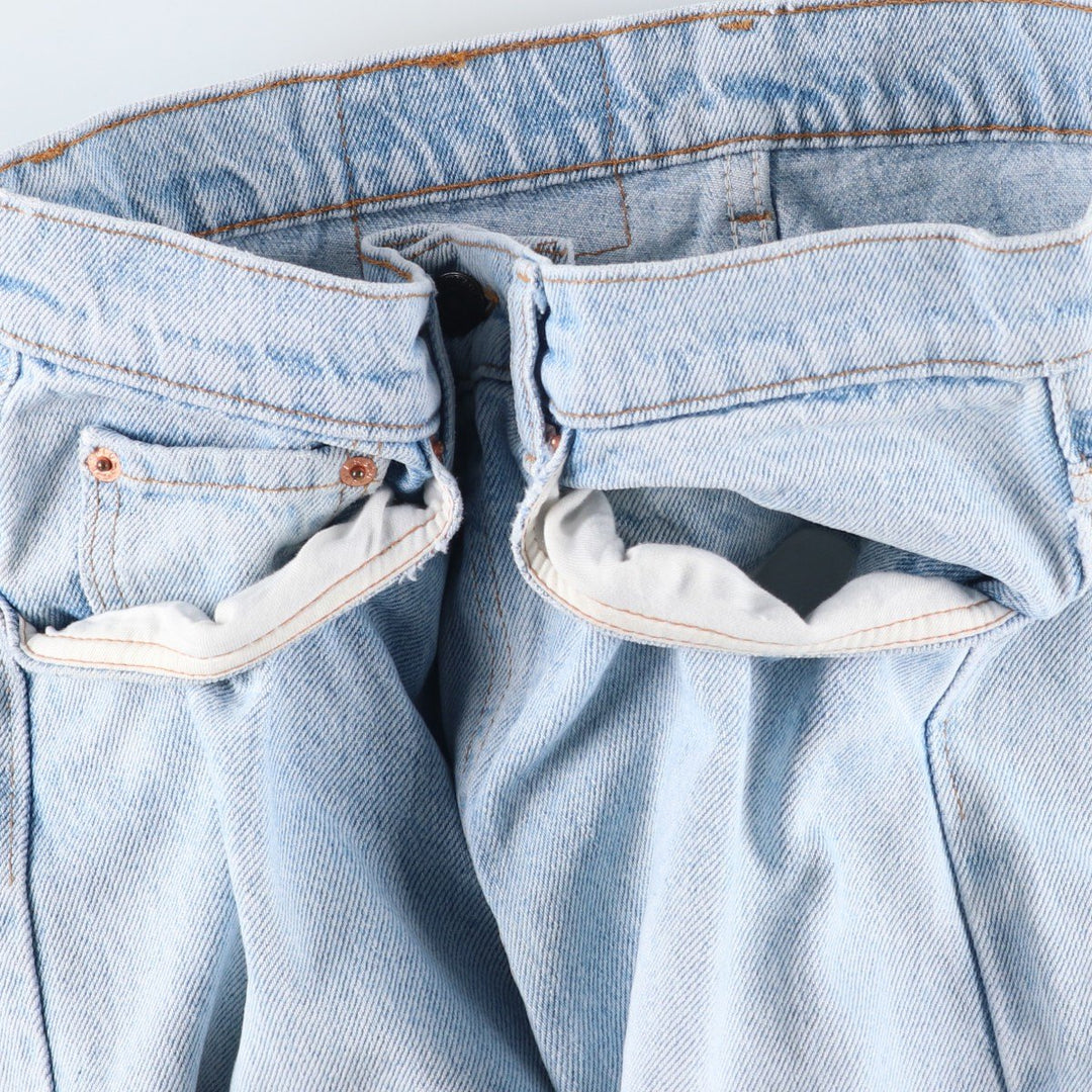 90s-00'S Vintage Levi's 505 Tapered Denim Pants, Made in USA, Men's Size 33 cotton blue type Vintage Second Hand