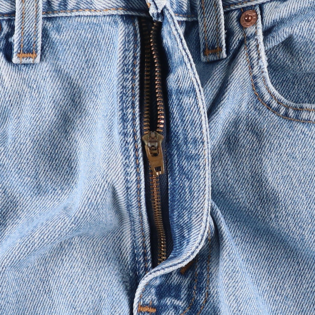 90'S Levi's 00505-4834 Regular Fit Straight Leg Tapered Denim Pants, Made in USA, Men's W30, Vintage cotton blue type Vintage Second Hand