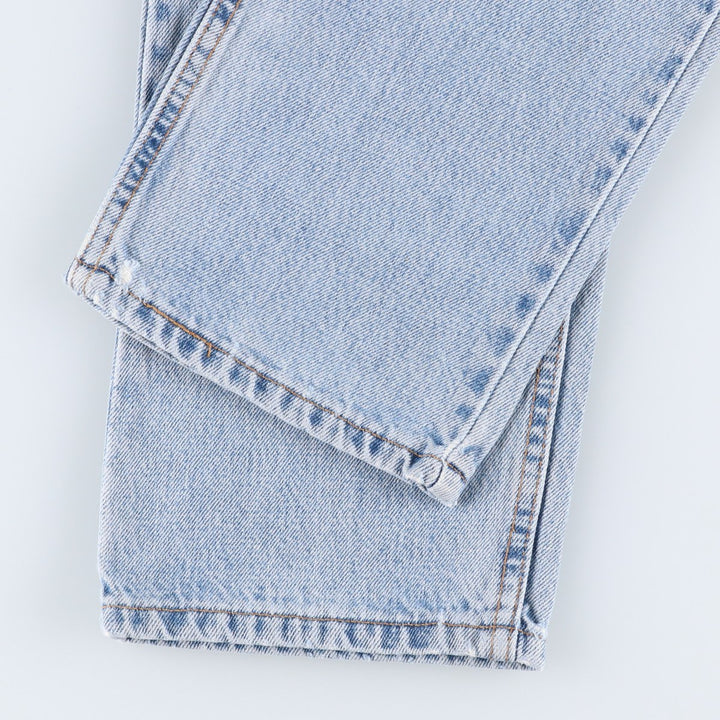 90'S Levi's 00505-4834 Regular Fit Straight Leg Tapered Denim Pants, Made in USA, Men's W30, Vintage cotton blue type Vintage Second Hand