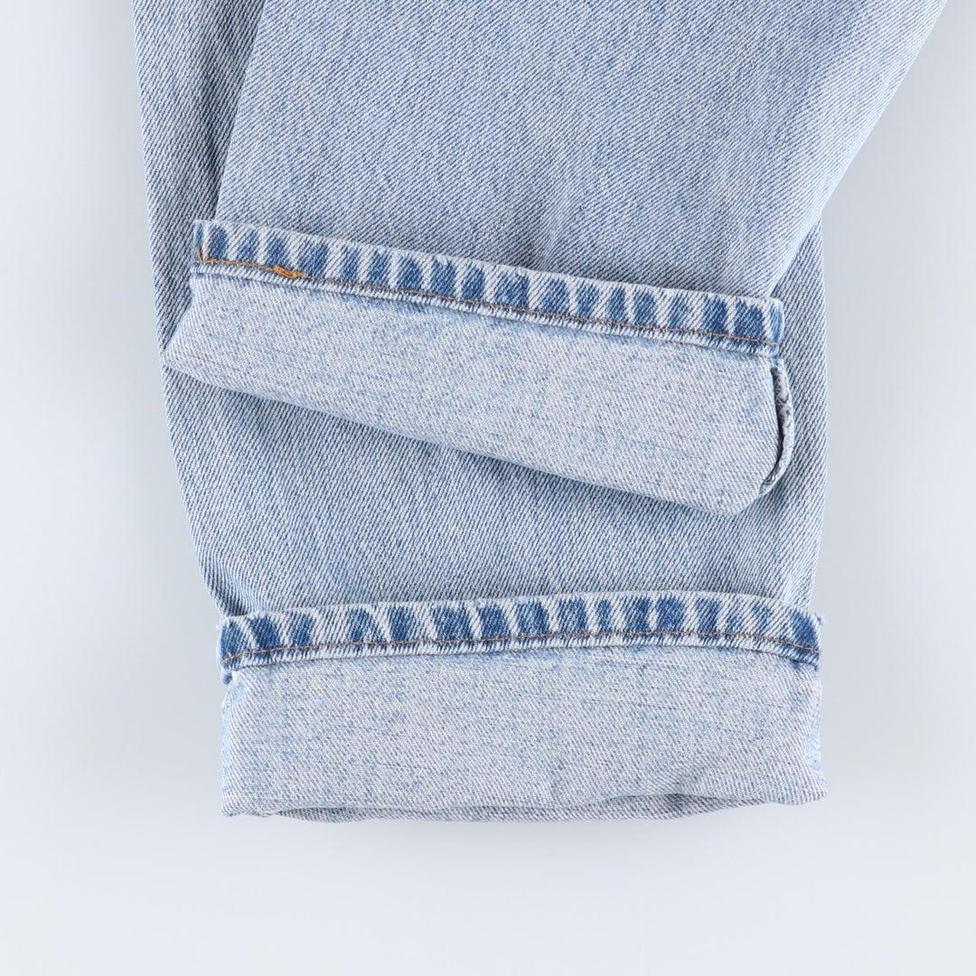90'S Levi's 00505-4834 Regular Fit Straight Leg Tapered Denim Pants, Made in USA, Men's W30, Vintage cotton blue type Vintage Second Hand