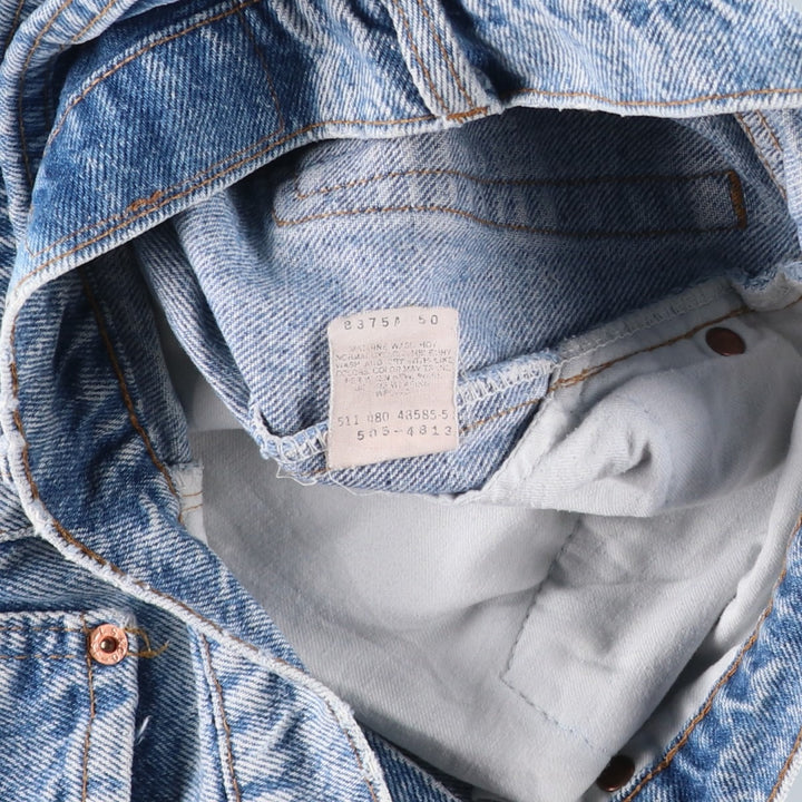 90s-00'S Levi's 505-4813 Tapered Denim Pants, Made in USA, Men's W30 equivalent, Vintage cotton blue type Vintage Second Hand