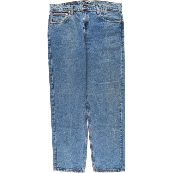 90'S Levi's 505-4891 Regular Fit Straight Leg Tapered Denim Pants, Made in USA, Men's, Size 35 (Vintage) cotton blue type Vintage Second Hand