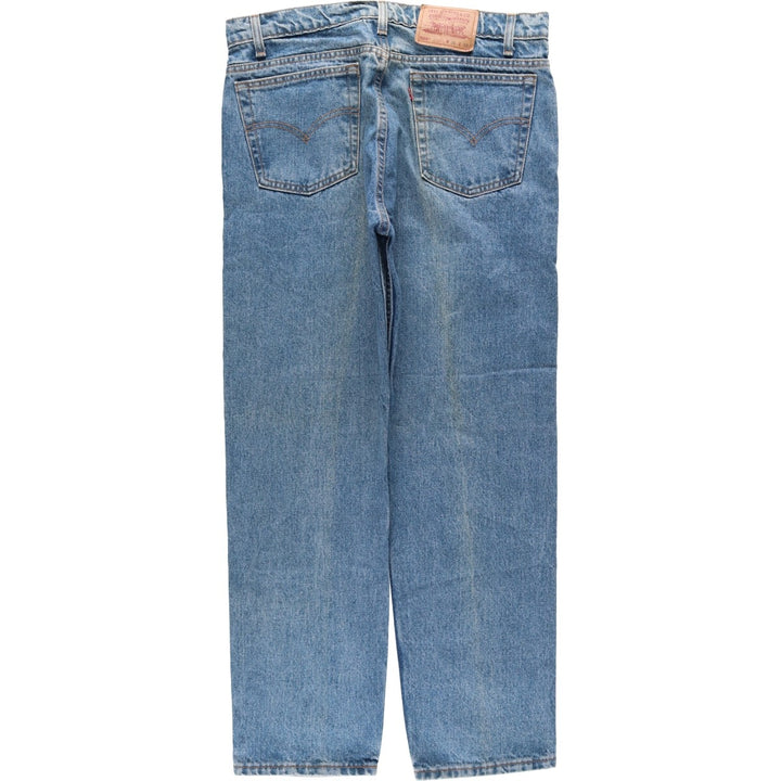 90'S Levi's 505-4891 Regular Fit Straight Leg Tapered Denim Pants, Made in USA, Men's, Size 35 (Vintage) cotton blue type Vintage Second Hand