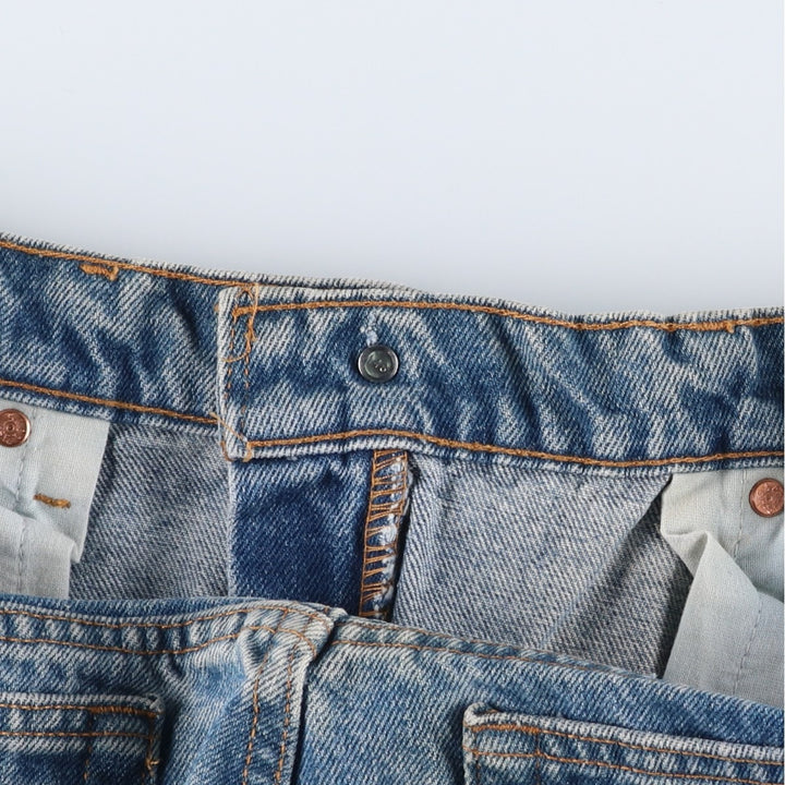 90'S Levi's 505-4891 Regular Fit Straight Leg Tapered Denim Pants, Made in USA, Men's, Size 35 (Vintage) cotton blue type Vintage Second Hand