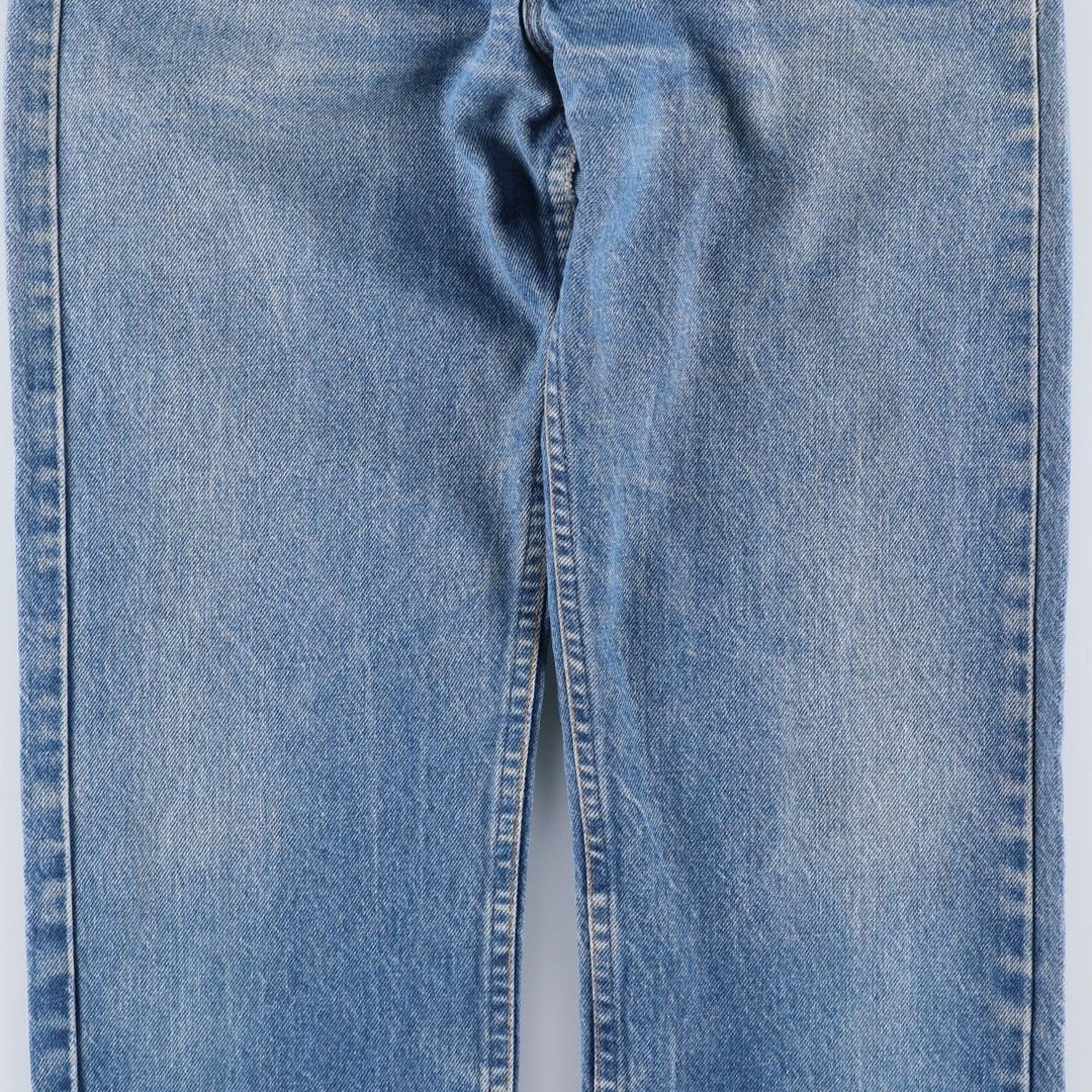 1990'S Levi's 505-0216 Regular Fit Straight Leg Tapered Denim Pants, Made in USA, Men's Size W30 (approx.), Vintage cotton blue type Vintage Second Hand
