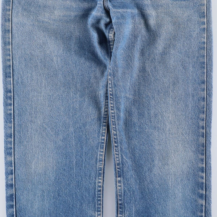 1990'S Levi's 505-0216 Regular Fit Straight Leg Tapered Denim Pants, Made in USA, Men's Size W30 (approx.), Vintage cotton blue type Vintage Second Hand