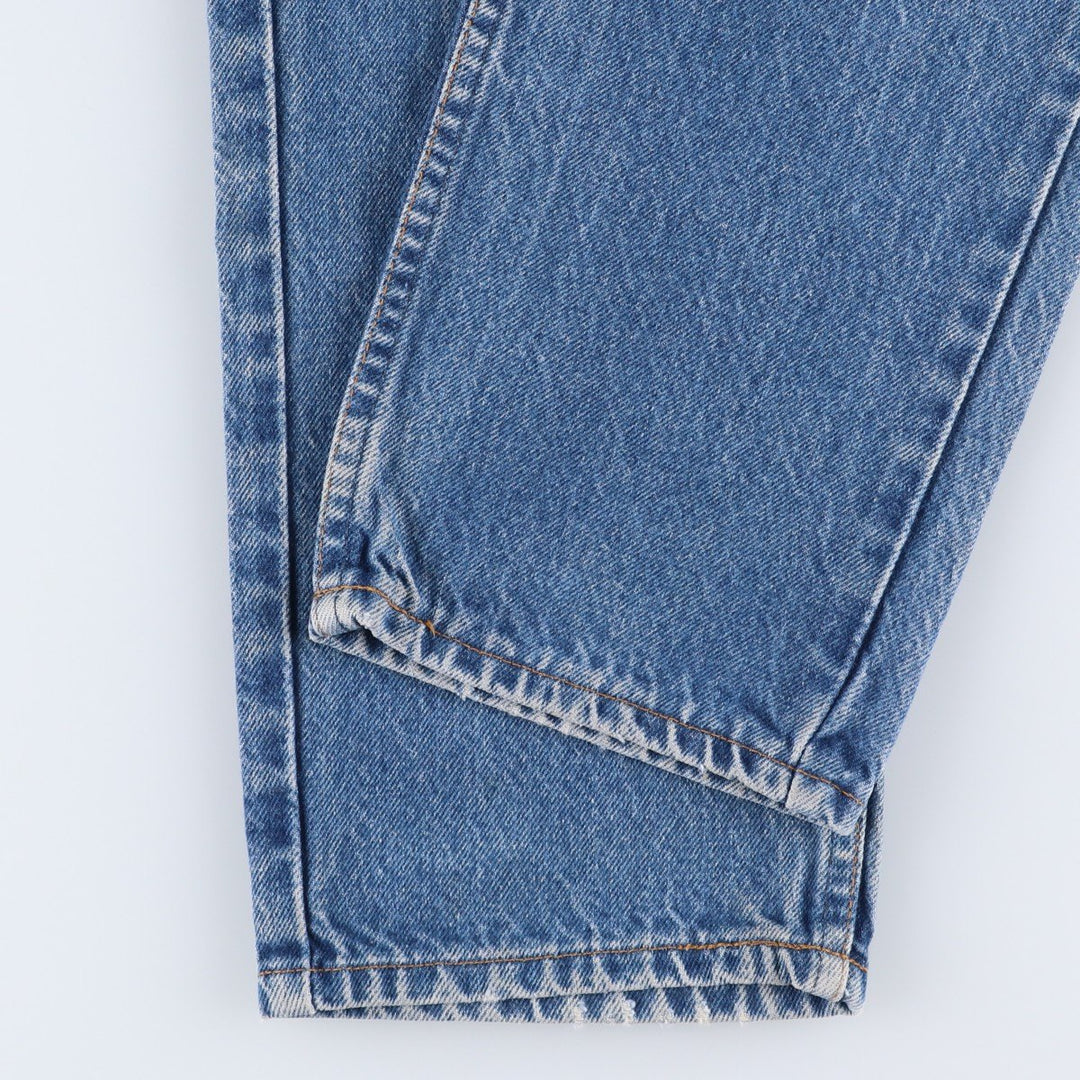 1990'S Levi's 505-0216 Regular Fit Straight Leg Tapered Denim Pants, Made in USA, Men's Size W30 (approx.), Vintage cotton blue type Vintage Second Hand