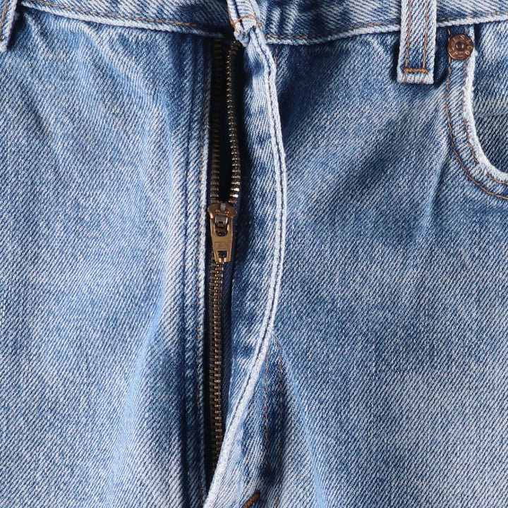 Levi's 00505-4891 Regular Fit Tapered Denim Pants, Made in USA, Men's W35 equivalent. cotton blue type Vintage Second Hand