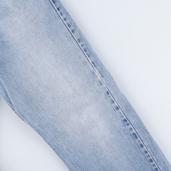 Levi's 00505-4891 Regular Fit Tapered Denim Pants, Made in USA, Men's W35 equivalent. cotton blue type Vintage Second Hand