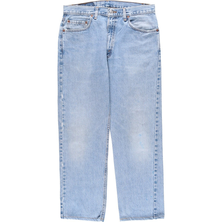 2000'S Levi's 505-4891 Regular Fit Straight Leg Tapered Denim Pants, Made in USA, Men's Size W33 cotton blue type Vintage Second Hand