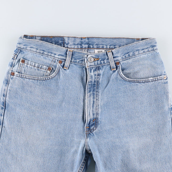 2000'S Levi's 505-4891 Regular Fit Straight Leg Tapered Denim Pants, Made in USA, Men's Size W33 cotton blue type Vintage Second Hand