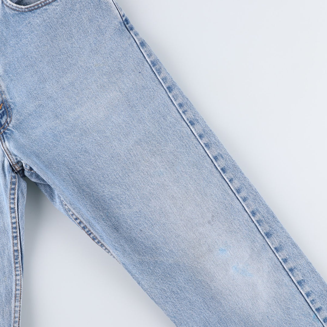 2000'S Levi's 505-4891 Regular Fit Straight Leg Tapered Denim Pants, Made in USA, Men's Size W33 cotton blue type Vintage Second Hand