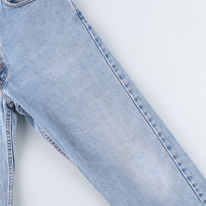 2000'S Levi's 505-4891 Regular Fit Straight Leg Tapered Denim Pants, Made in USA, Men's Size W33 cotton blue type Vintage Second Hand