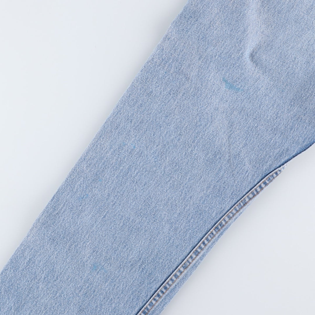 2000'S Levi's 505-4891 Regular Fit Straight Leg Tapered Denim Pants, Made in USA, Men's Size W33 cotton blue type Vintage Second Hand