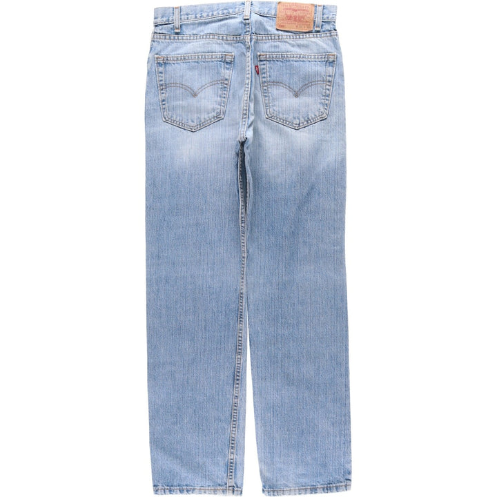 2000'S Levi's 505-0574 Regular Fit Straight Leg Tapered Denim Pants, Made in USA, Men's Size W32 (approx.) cotton blue type Vintage Second Hand