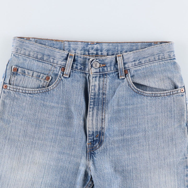 2000'S Levi's 505-0574 Regular Fit Straight Leg Tapered Denim Pants, Made in USA, Men's Size W32 (approx.) cotton blue type Vintage Second Hand